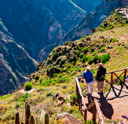 El valle y el cañón del Colca